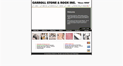 Desktop Screenshot of carrollstone.com