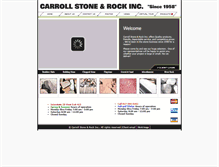 Tablet Screenshot of carrollstone.com